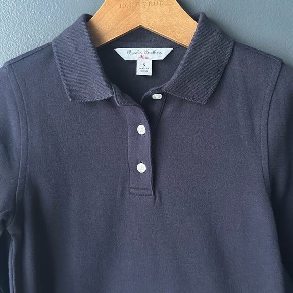 NWOT BROOKS BROTHERS dress Girls dress navy blue size small - Picture 3 of 8